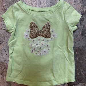 Girls Disney Minnie Mouse Glitter Ears T-shirt